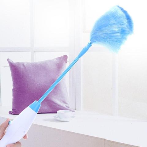 Électrique Spin Duster 360 réglable plumeau brosse poussière nettoyant brosse de nettoyage ménage nettoyage outil instantané Duster ► Photo 1/1