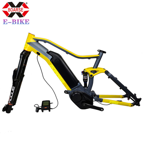 Cadre de vtt hybride en alliage d'aluminium, AM 27.5 29er DH, 140mm, moteur de vélo électrique 350W ► Photo 1/6