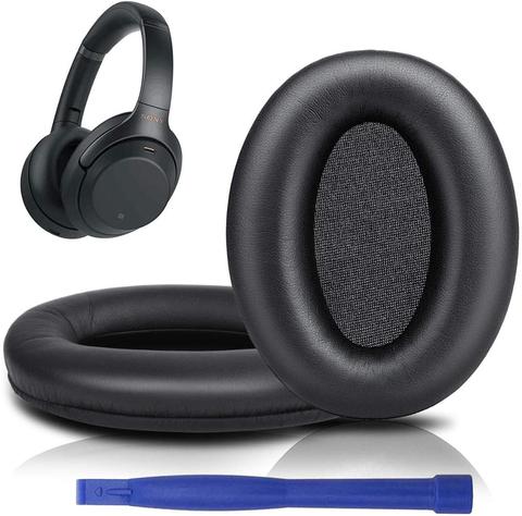 Remplacement de coussins d'oreillettes professionnel WH1000XM3-oreillettes compatibles avec les écouteurs sur-oreille Sony WH-1000XM3 avec Soft Pro ► Photo 1/6