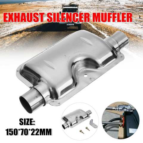 Silencieux d'échappement 24mm en acier inoxydable, tube authentique de chauffage pour Parking, accessoires pour voiture, air et diesel ► Photo 1/6