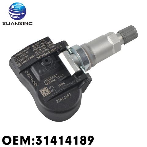 Capteur de pression des pneus OEM 31414189, TPMS 433MHz, pour Volvo C30 C70 S40 S60 S70 S80 V40 V50 V60 XC60 XC70 XC90 ► Photo 1/6