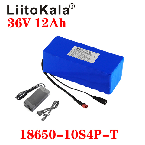 Batterie de vélo électrique LiitoKala 36 V 12AH intégrée à 20A BMS batterie au Lithium 36 volts avec batterie Ebike de Charge 2A ► Photo 1/4