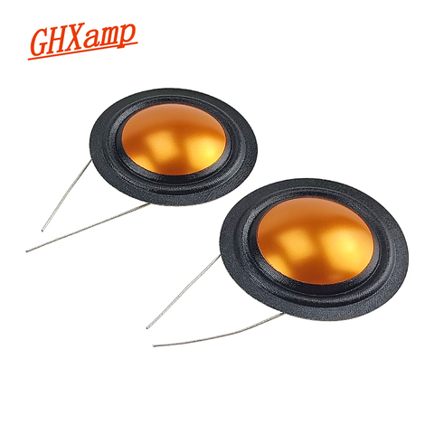 Ghxamp – Tweeter à bobine mobile 25.9mm, 4ohm, 1 paire, en soie et titane, pièces de réparation d'aigus, fil de cuivre rond du même côté ► Photo 1/6