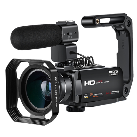 Ordro Z20 – caméra numérique Full HD 1080P IR, Vision nocturne, YouTube, Vlog, pour prise de vue par blogueurs, usage domestique ► Photo 1/6