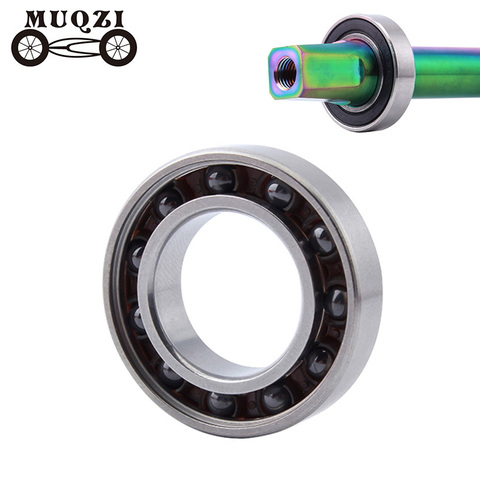 MUQZI – support de pédalier en céramique, 30x17x7mm, trou carré, axe, pour engrenage fixe, vtt, vélo de route pliable ► Photo 1/6