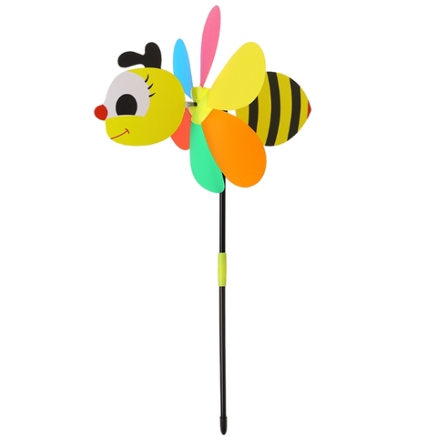 Chaude nouvelle 3D grand Animal abeille moulin à vent vent Spinner Whirligig cour jardin décor ► Photo 1/4