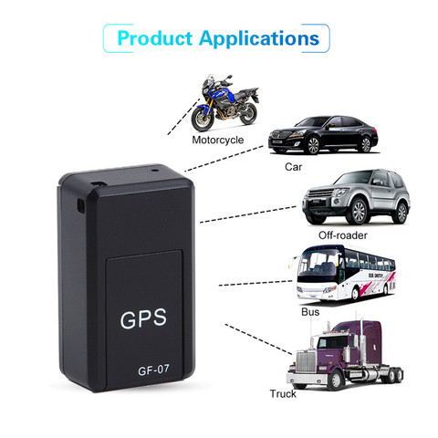 Mini localisateur GPS magnétique, GSM, Mini localisateur de suivi en temps réel, Mini télécommande GPS pour voiture et moto, GF07 ► Photo 1/6