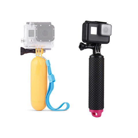 Eau flottante poignée poignée montage flotteur accessoires pour GoPro Hero 9 8 7 6 5 4 Xiaoyi Yi 4K Sjcam SJ6 Go Pro caméra d'action ► Photo 1/6