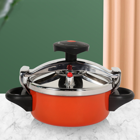 Autocuiseur soupe double usage cuisinière à Induction gaz Pot universel inox Mini autocuiseur sûr et facile à nettoyer ► Photo 1/5