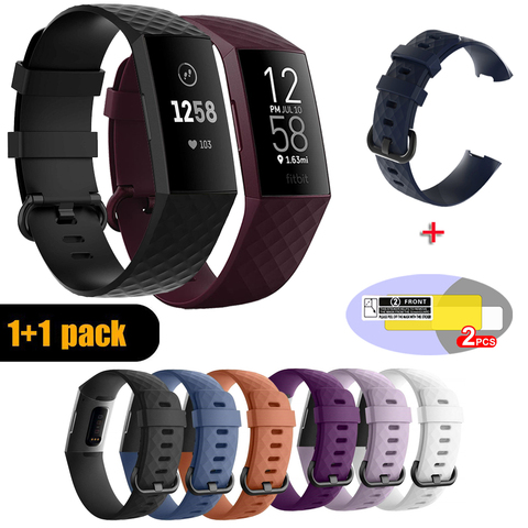 Bracelet de remplacement pour Fitbit Charge 3 bracelet en Silicone pour Fitbit Charge 4 bracelet pour Fitbit Charge 3 bandes ► Photo 1/6