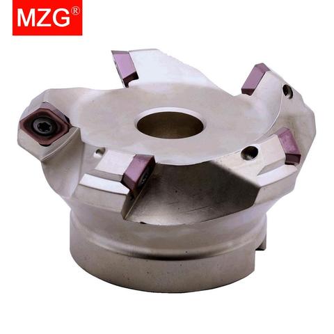 MZG KM12R50-22-4T Four SEKT1204 carbure Insert serré alimentation rapide alliage fraise en bout usinage dalle visage fraise ► Photo 1/6