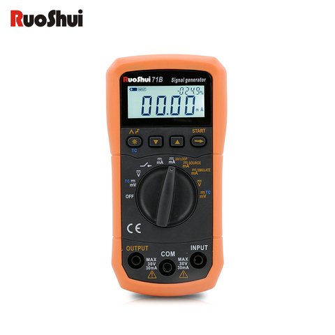 RuoShui – générateur 71B, tension de courant de Thermocouple Portable, calibrateur de processus de Signal 4-20ma, transmetteur analogique, simulateur de Source ► Photo 1/6