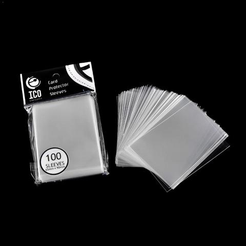 100 Pc/Pack carte transparente Film jeu de cartes jeu pas royaumes protecteur Wanzhi manches jeux de plein air 65*90mm Collection carte couverture ► Photo 1/6