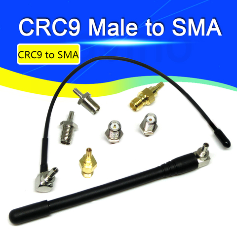 Antenne de routeur sans fil 3G 4G CRC9, adaptateur CRC9 à Gain 5dbi, prise mâle vers prise femelle SMA ► Photo 1/6