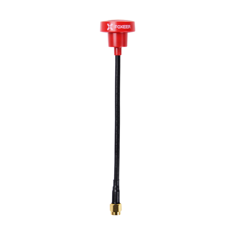 1/2 pièces Foxeer pagode 15cm 5.8G 500MHz 2DBI RHCP FPV antenne SMA noir rouge pour FPV RC course Drone modèles ► Photo 1/2