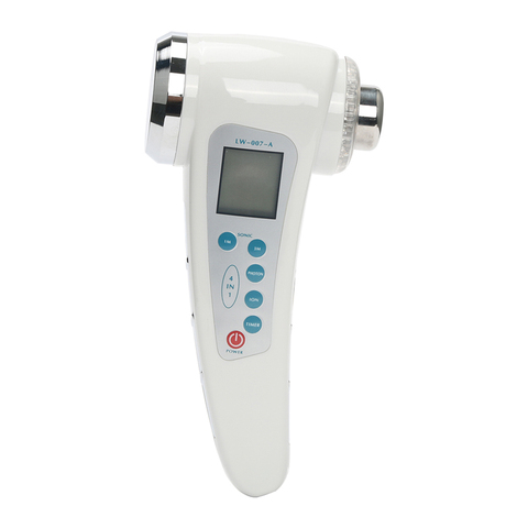 Appareil de massage ionique galvanique à ultrasons, pour le nettoyage des Pores de la peau, 7 photons LCD, 1Mhz et 3Mhz, Anti-rides, Lifting du visage, soins de beauté ► Photo 1/6