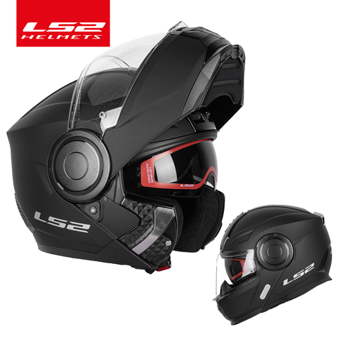 Casque de moto modulaire LS2 FF902, portée rabattable, à double objectif ► Photo 1/5