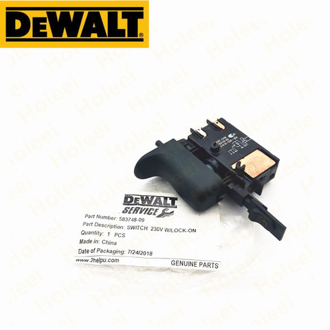 Interrupteur pour DEWALT D25101K D25102K D25102K D25104K D25112K D25112K D25113K D25114K D25122K D25123K DWC24K3 DWEN102K 583748-09 583748-03 ► Photo 1/5