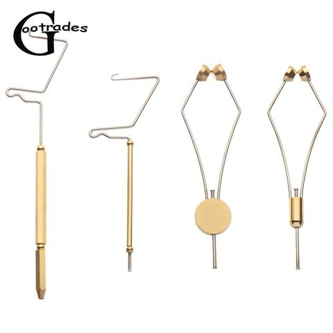 Outils de liage de mouche novices costume enfileur de canette et support de canette en céramique et finisseur de fouet rotatif outils de traitement de fabrication de pêche à la mouche ► Photo 1/6