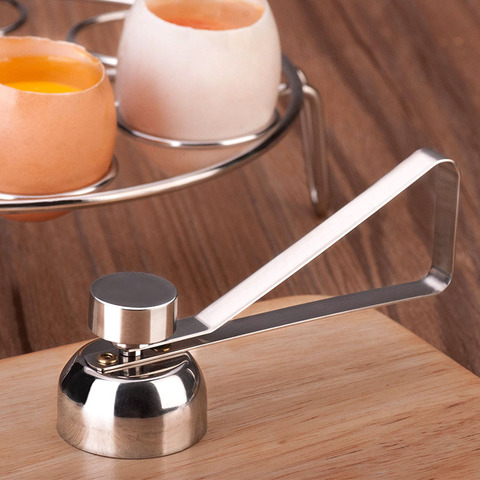 Oeuf Topper Cutter acier inoxydable coquille bouillie oeufs crus ouvre outil de cuisine FBE2 ► Photo 1/6