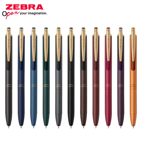 Japon zèbre limité Sarasa Grand rétro métal pôle Gel stylo JJ15 Version améliorée JJ56 givré métal pôle presse stylo ► Photo 1/6