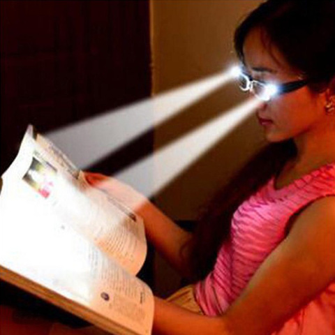 LUMIÈRE LED Lunettes de Lecture Clair + 1.00 + 1.50 + 2.00 + 2.50 + 3.00 + 3.50 + 4.00 dioptrie Nuit Lunettes Presbytes ► Photo 1/6