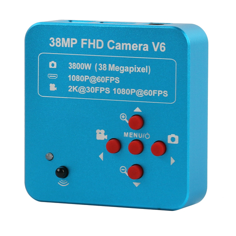 Microscope industriel HD 38mp 2K 1080P 60fps HDMI USB, caméra à monture C, objectif 8G TF, stockage de téléphone, carte mère, réparation de soudure ► Photo 1/5