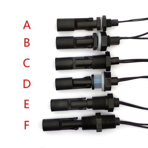 Commutateur liquide de flotteur de capteur de niveau d'eau à ca 100V pour la piscine horizontale de réservoir de poissons d'aquariums avec la longueur de flotteur ► Photo 1/2