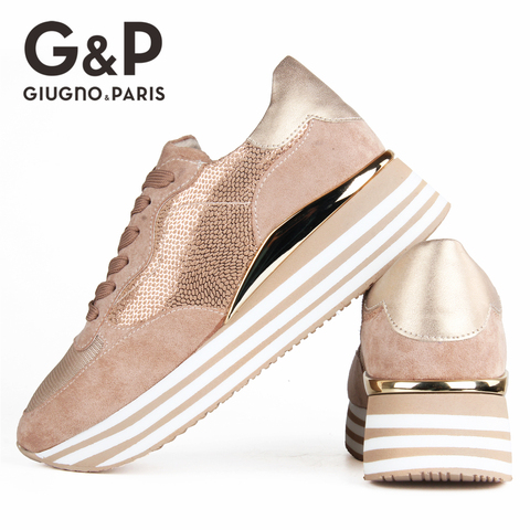 2022 marque Baskets Femmes Respirant Chaussures Nouveau Design Décontracté Appartements Plate-Forme Mode Bling Sneaker avec Grande Taille ► Photo 1/6