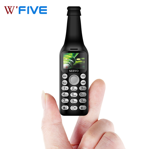 SERVO V8 Mini Téléphone 2SIM Carte GSM Bluetooth Dialer Magique Son lampe de Poche One Touch Enregistreur Réveil Caméra Petit téléphone portable ► Photo 1/6