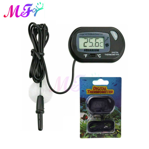 -50 ℃ + 70 ℃ thermomètre de réservoir de poissons d'aquarium numérique avec ventouse capteur de température compteur testeur thermomètre mesure ► Photo 1/6