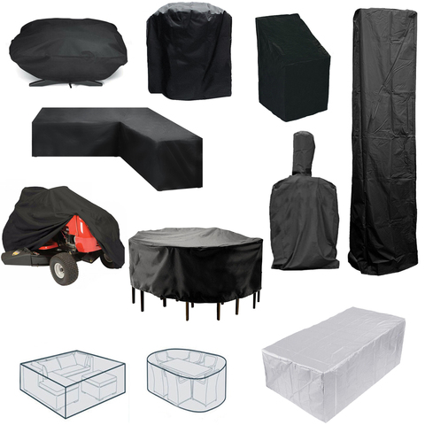 Housse de protection pour meubles de jardin, imperméable, rond, carré, personnalisé, pour Patio extérieur, chaise, canapé, Table, anti-poussière, pour barbecue, cuisine ► Photo 1/6