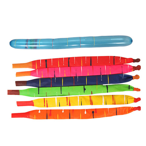 Ballons gonflables en Latex pour enfants, 10 pièces, Long ballon en forme de fusée, boules à Air, décoration de fête d'anniversaire, jouets classiques ► Photo 1/6