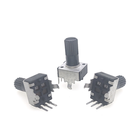 Kit de potentiomètres d'étanchéité verticaux, résistance réglable, 3 broches, Rv09, 5K, 10K, 50K, 100K, Wh09 0932, 10 pièces ► Photo 1/5