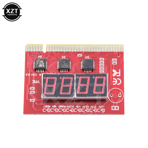 Carte mère Mini PCIE LPC pour ordinateur de bureau, 4 chiffres, débogage, affichage numérique, PCI, affichage de Diagnostic, testeur, PC de Test ► Photo 1/6