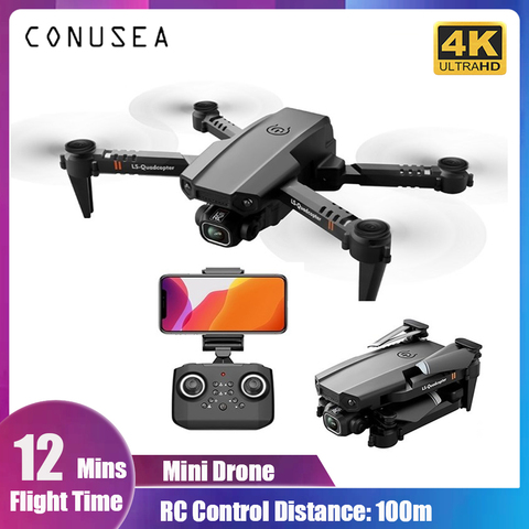Drone XT6 4k avec caméra hd 2022 P, mini FPV, drone, selfie, double caméra, quadcopte, hauteur fixe, 1080 ► Photo 1/6