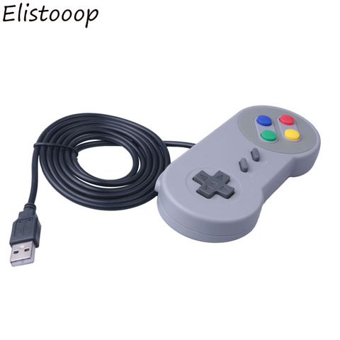 Manette de jeu USB pour Nintendo SNES, contrôleur de jeu, Joystick, pour Windows, PC et MAC ► Photo 1/6