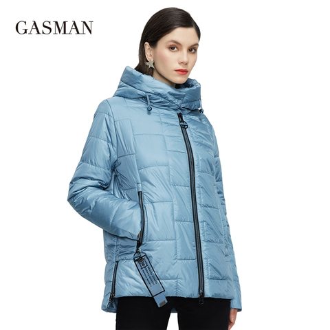 GASMAN – veste de printemps à capuche pour femme, manteau court, à la mode, col montant, parka, 2022, décontracté, vêtements d'extérieur chauds, 81855 ► Photo 1/6