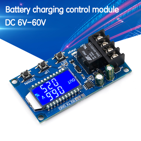 Carte de Protection de contrôleur de Module de contrôle de Charge de batterie au Lithium 6-60v 10A avec le commutateur de Protection de surcharge XY-L10A ► Photo 1/6