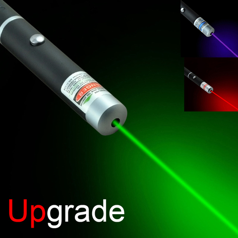 Stylo pointeur Laser haute puissance, mise à niveau, vert, bleu, rouge, militaire, chasse ► Photo 1/6