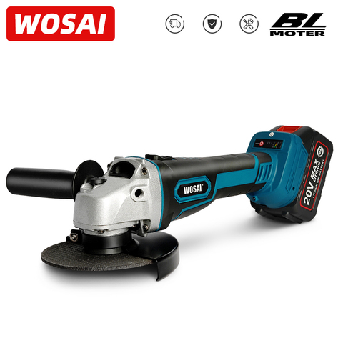 WOSAI M14 meuleuse d'angle sans fil 20V rectifieuse Lithium-Ion coupe meuleuse d'angle électrique meulage sans brosse outil électrique ► Photo 1/6