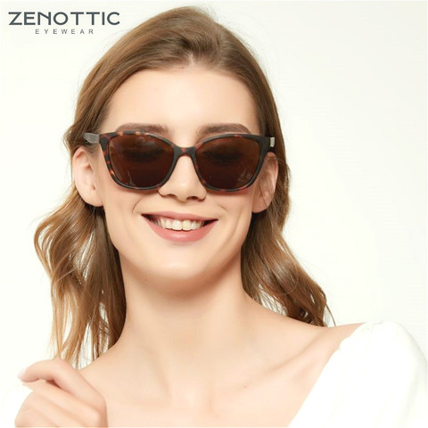 ZENOTTIC papillon Bifocal lecture lunettes de soleil femmes hommes presbytie lunettes Anti lumière bleue lecture lunettes de soleil avec dioptrie ► Photo 1/6