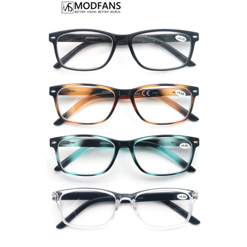 MODFANS femmes changement progressif Gafas hommes lunettes de lecture Suqare incassable cadre printemps Flexible en plastique lecteur lunettes argent Ri ► Photo 1/6