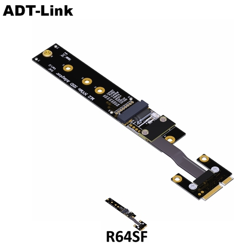 Adaptateur de câble d'extension, Mini PCI-e mPCIe WAN, wi-fi vers M.2 NVMe SSD, PCIe3.0 x1, pleine vitesse ► Photo 1/5