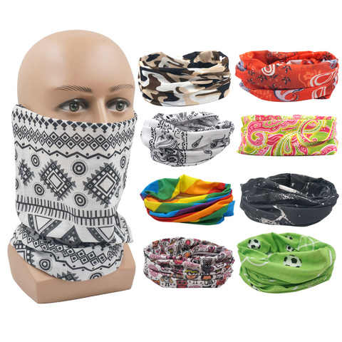 Écharpes de randonnée unisexe en Polyester respirant, masque facial anti-uv coupe-vent, pêche, cyclisme, Bandana ► Photo 1/6