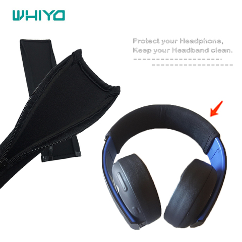 Whiyo 1 pièces de coussinets de tête de pare-chocs pour PS4 PS3 PS Vita pour Sony PlayStation or bandeaux sans fil coussinets de coussin oreillettes ► Photo 1/6