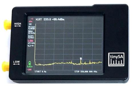 TinySA – petit analyseur de spectre portatif, Original, affichage TFT 2.8 pouces, MF/HF/VHF UHF, avec batterie ► Photo 1/5