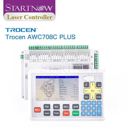 Trocen Anywells AWC708CPlus Laser Machine contrôleur CO2 carte mère de système de contrôle de CNC pour les pièces d'équipement de découpe Laser ► Photo 1/5