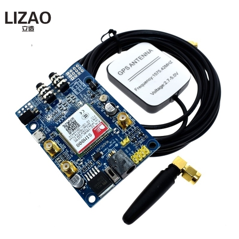 Module GSM GPRS, carte de développement GPS, IPX SMA, avec antenne GPS, Raspberry Pi, prise en charge de carte SIM 2G/3G/4G, SIM808 ► Photo 1/6