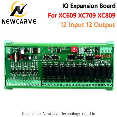 Carte d'extension IO pour système de commande CNC, 12 entrées 12 sorties pour XC609M XC709M XC809M XC609D XC709D XC809D XC609T NEWCARVE ► Photo 1/4